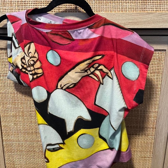 Vivienne Westwood Asymmetrical Hebo Graphic Shirt – “One Fun September” - XS - Picture 1 of 3